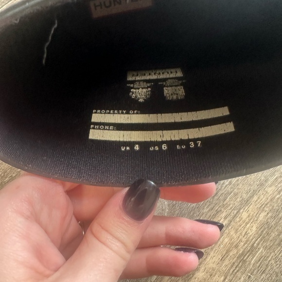 Hunter Play Black Rain Boots - Picture 4 of 4